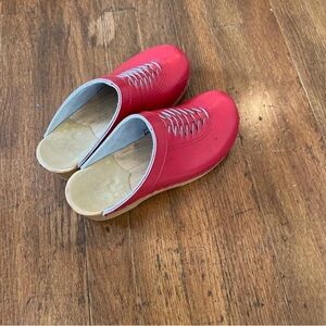Red Sven Swedish Clogs
